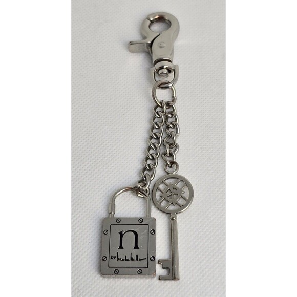 Nicole Miller Accessories - Nicola Miller Lock & Key Design Metal Keychain Fashion Accessory 05